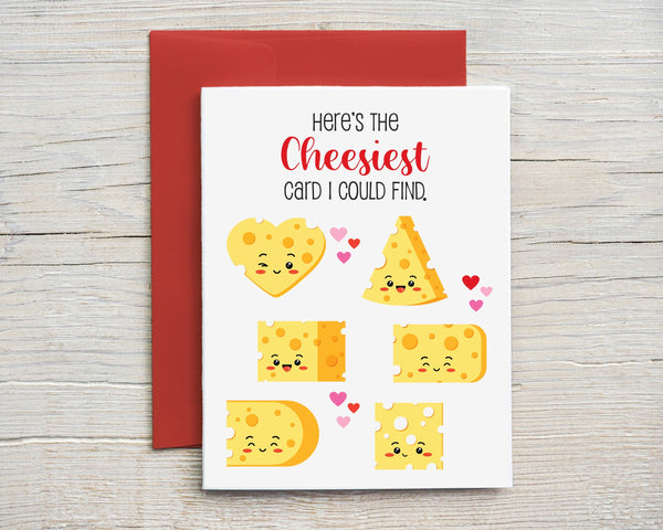 Cheesiest Card Cheesy Funny Valentine's Day Card