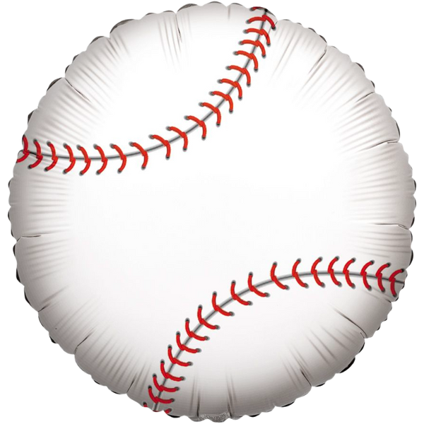 Baseball Balloon 18" Foil Mylar Balloon Helium Filled