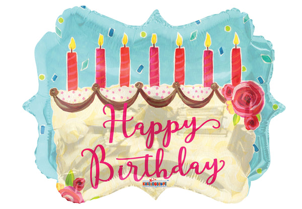 Birthday Balloon Marquee 18" Helium Filled