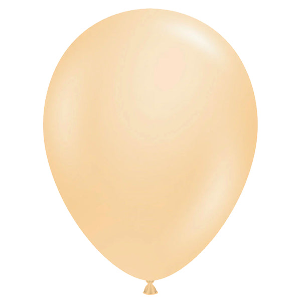 Helium filled latex single balloon with HiFloat 11" Blush (Local Pickup Only)