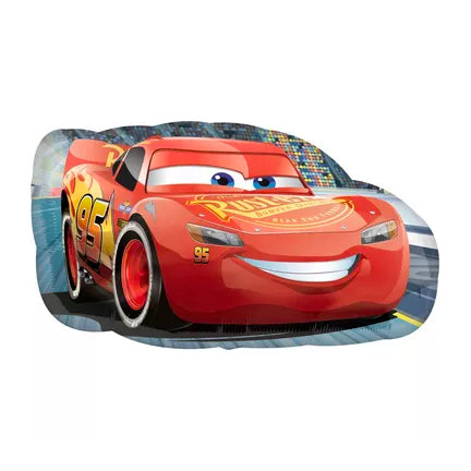 Cars Lightning McQueen Birthday Balloon Large 30" Foil Helium Filled