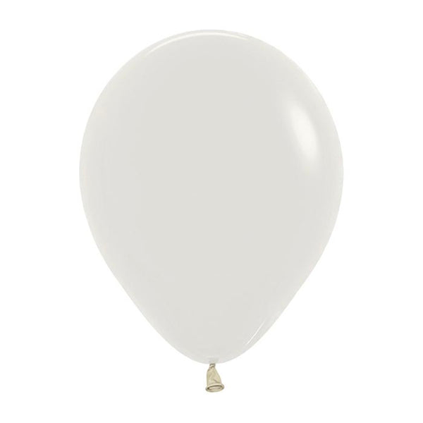Helium filled latex single balloon with HiFloat 11" Dusk Cream (Local Pickup Only)