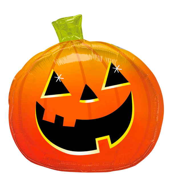 Halloween Pumpkin Balloon Foil 31" Balloon Helium Filled