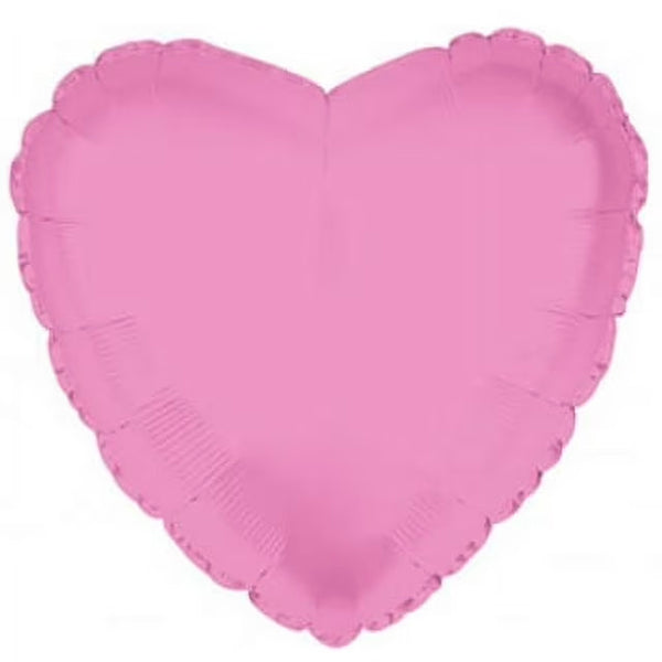 Pink Heart Mylar Balloon 18" Valentine's Day Balloon Helium Filled