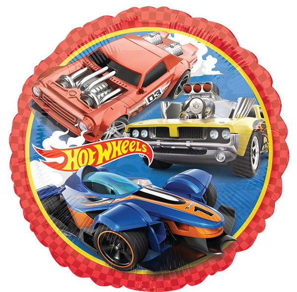 Hot Wheels Birthday Balloon 18" Helium Filled