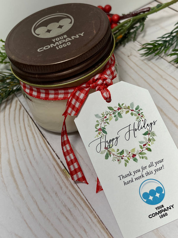 Personalized 4oz Candle Corporate Gift