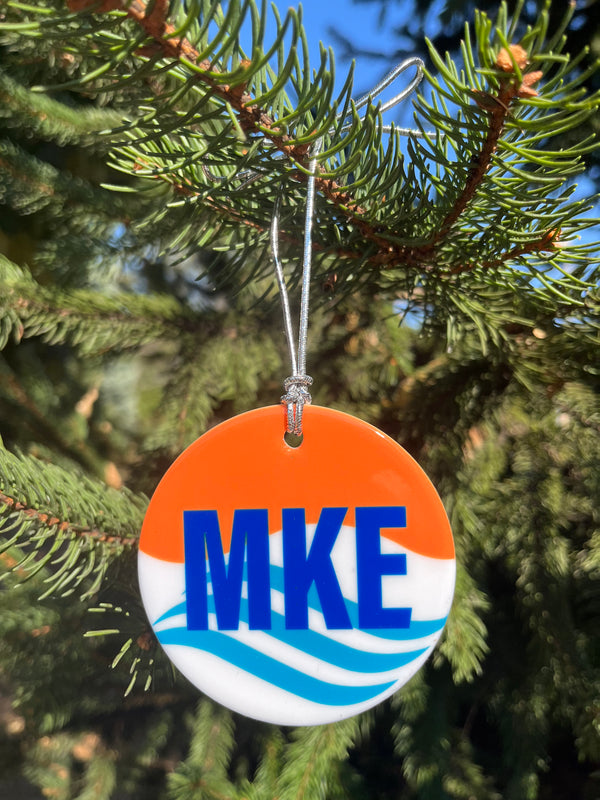 Milwaukee Wisconsin Christmas Ornament State of Wisconsin Gift