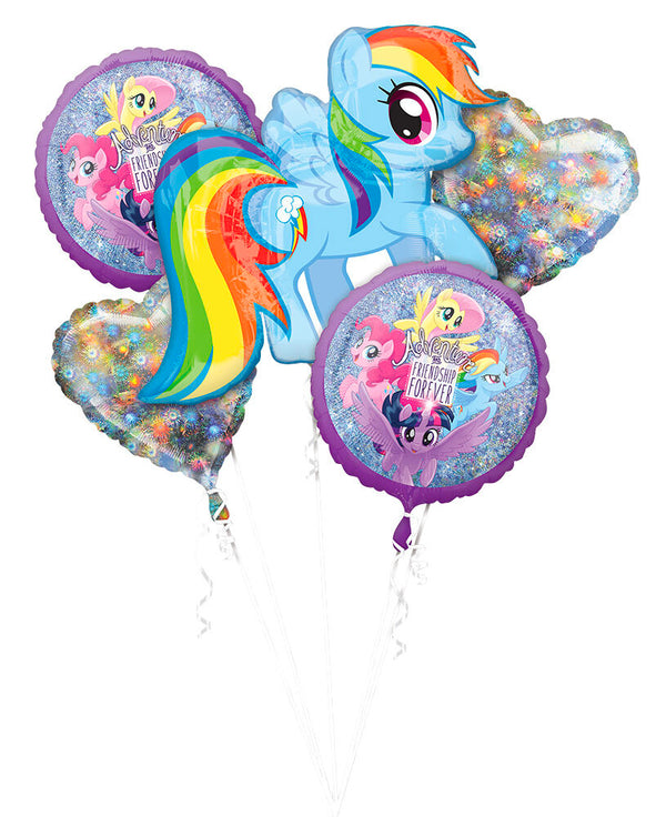 My Little Pony Rainbow Dash Balloon Bouquet Helium Filled