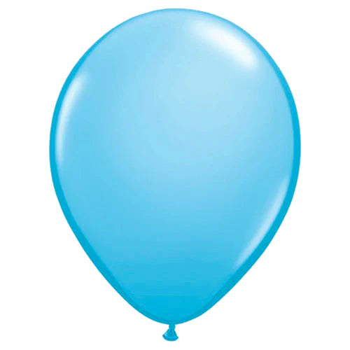 Helium filled latex single balloon with HiFloat 11" Pale Blue (Local Pickup Only)