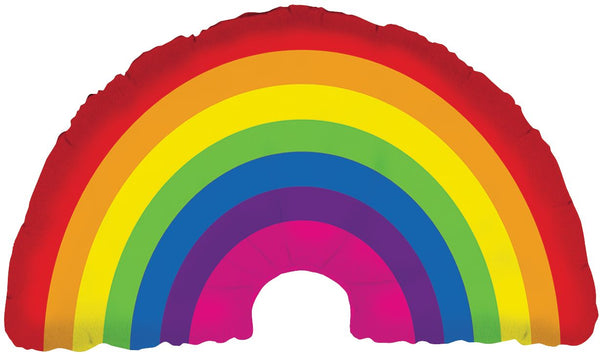 Rainbow Balloon Large Iridescent Foil Mylar 36 inch Balloon Balloon Helium Filled