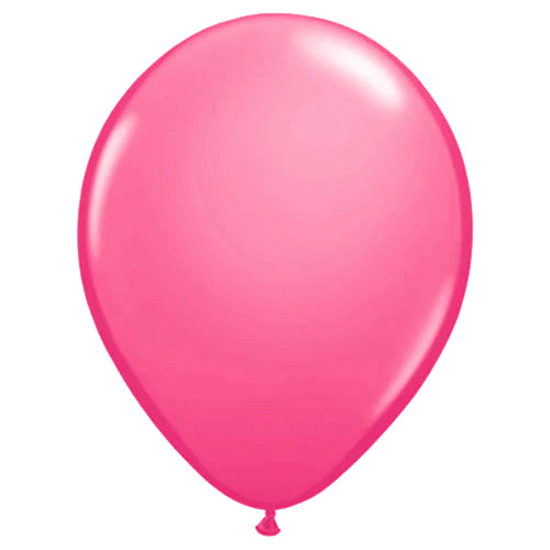 Helium filled latex single balloon with HiFloat 11" Rose (Local Pickup Only)