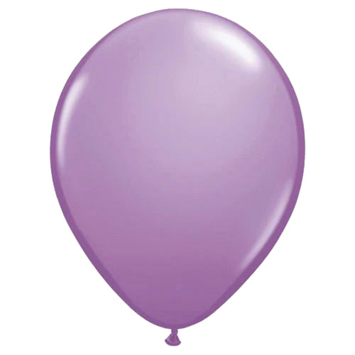 Helium filled latex single balloon with HiFloat 11" Spring Lilac (Local Pickup Only)