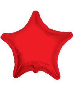 Star Balloon Red 18" Foil Helium Filled
