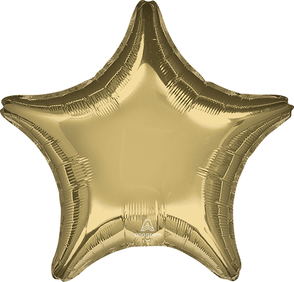 Gold Star Balloon 18" Foil Helium Filled