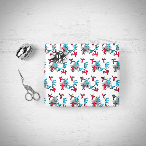 Dancer Gift Wrapping Paper, Dance Teacher Gift Wrap Sheets, Holiday Wrapping Paper, Ballerina Gift Wrap