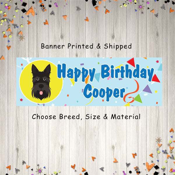 Dog Birthday Banner, Personalized Dog Birthday Party Decorations, Puppy Party Banner, Happy Bark Day, Happy Birthday Dog Banner