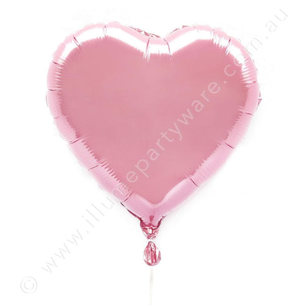 Light Pink Heart Mylar Balloon 18 Inch, Birthday Party Balloons Decorations, Baby Shower, Graduation, Retirement Party, Valentine Balloon