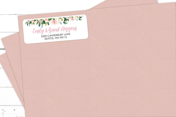 Wedding Address Labels, Return Address Stickers, Custom Address Labels Mailing Labels Envelope Seals, New Address Stickers - Set of 30